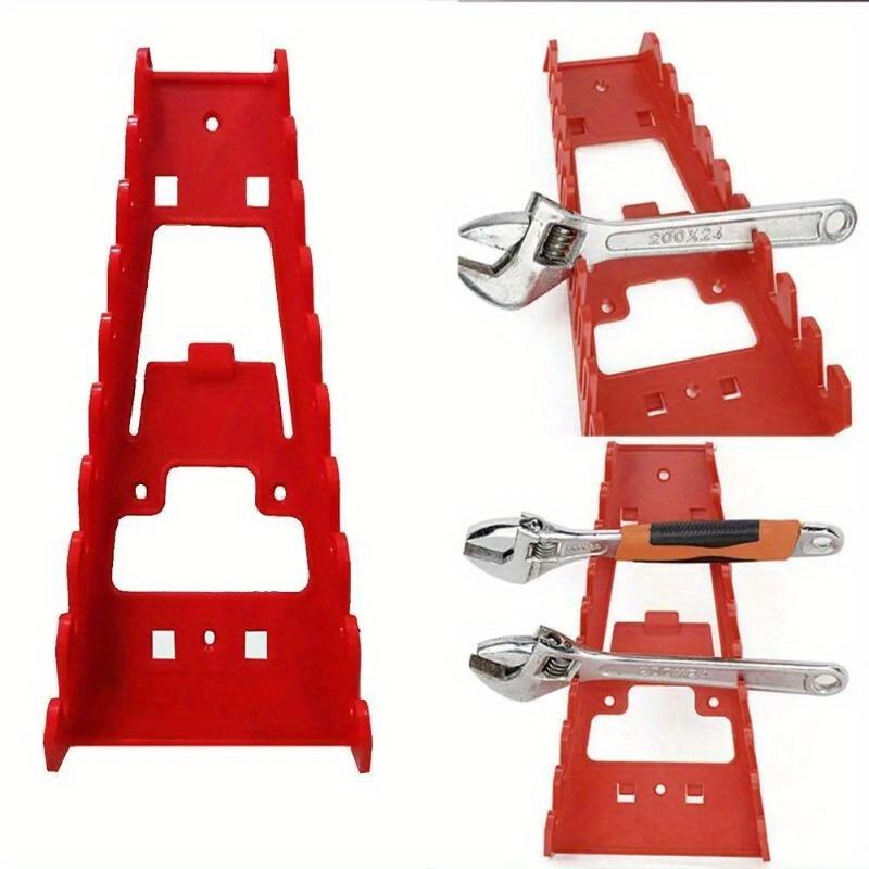 1pc Tool storage box, wrench, wrench classifier bracket, wall mounted tray rack, storage storage box, household plug tool, plast