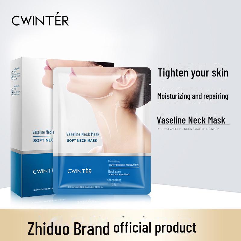 Zhiduo Vaseline Zarte & Glatte Halsmaske - Feuchtigkeitsspendende Creme zur Aufhellung von Halsfalten