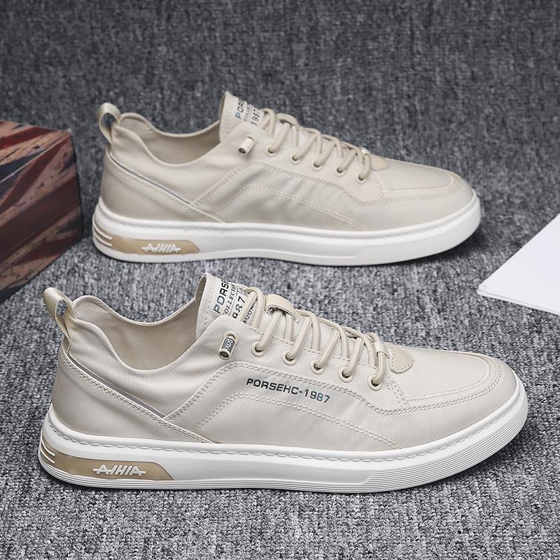 

Spring 2025 Men s Trendy Casual Canvas Skate Shoes - Versatile & Breathable Size 39 абрикосовий