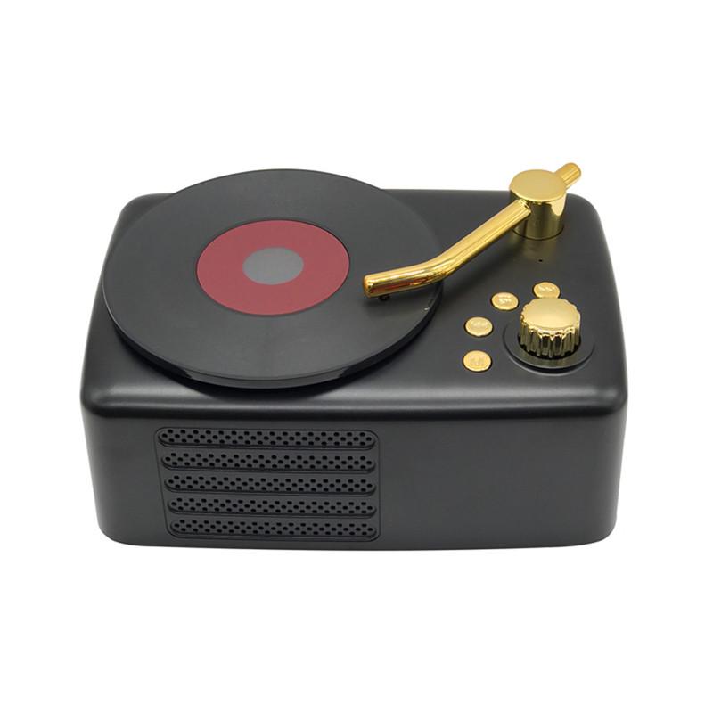 Kinganda Portable Retro Stereo Vintage Bluetooth Wireless Speaker With MIC TF Card Slot 7.18