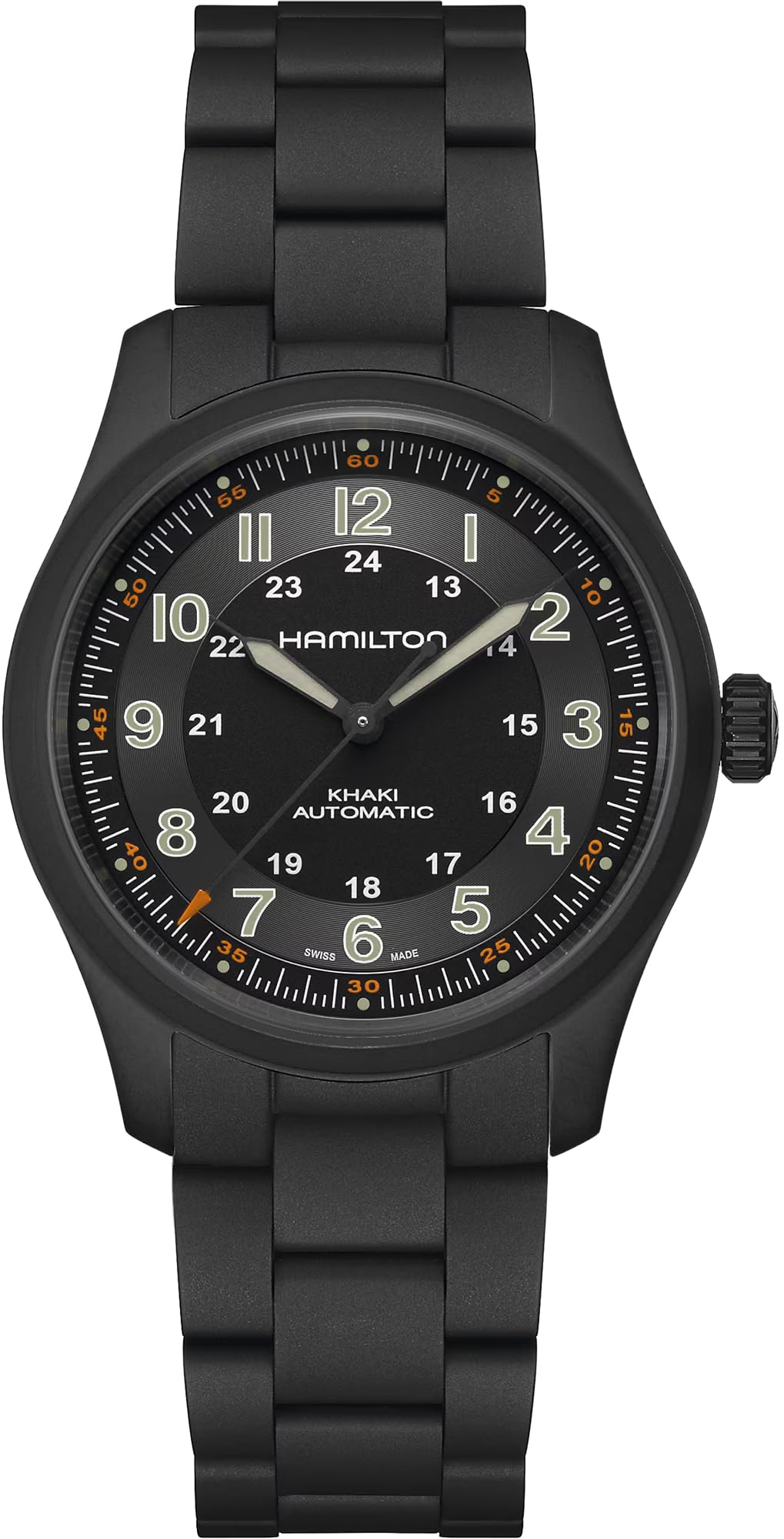 

HAMILTON Watch Genuine Warranty Khaki Field Titanium Mechanical Automatic Winding H70215130 Unisex Imported [Hamilton] [Regular Product]