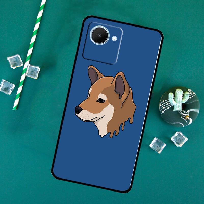 Animal Cartoon Akita Dog For Realme 15 14 13 12 11 10 Pro Plus C65 C67 C63 C61 C55 C51 C53 C35 C75 GT6 GT7 Pro Case
