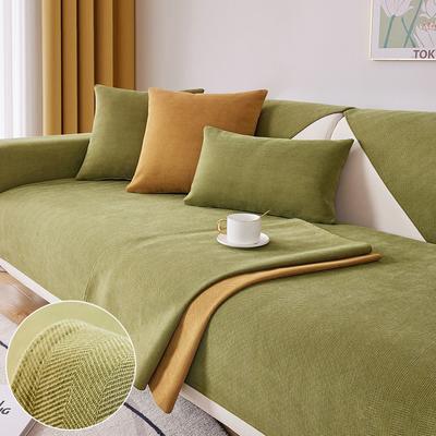 Thickened Sofa Cover Chenille Four Seasons Universal Pet Kids Cushion Non-slip Sofa Protective Cover Living Room Sofa Blanket