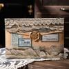 1 Roll "Retro Lace" Washi Tape, Vintage Lace Theme Stickers for Scrapbooking and Journal Decoration, Suitable for Scrapbook