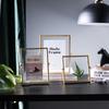 4/6/7inch Metal Photo Frame Nordic Gold Painting Picture Poster Wall Photoes Cube Frames Baby Black Family Decorative