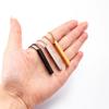 Simple Titanium Steel Necklace Ins Cold Style Column Versatile Hip Hop Geometric Square Pendant Long Style