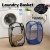 Breathable Dirty Clothes Basket Foldable Laundry Basket New Clothes Storage Basket