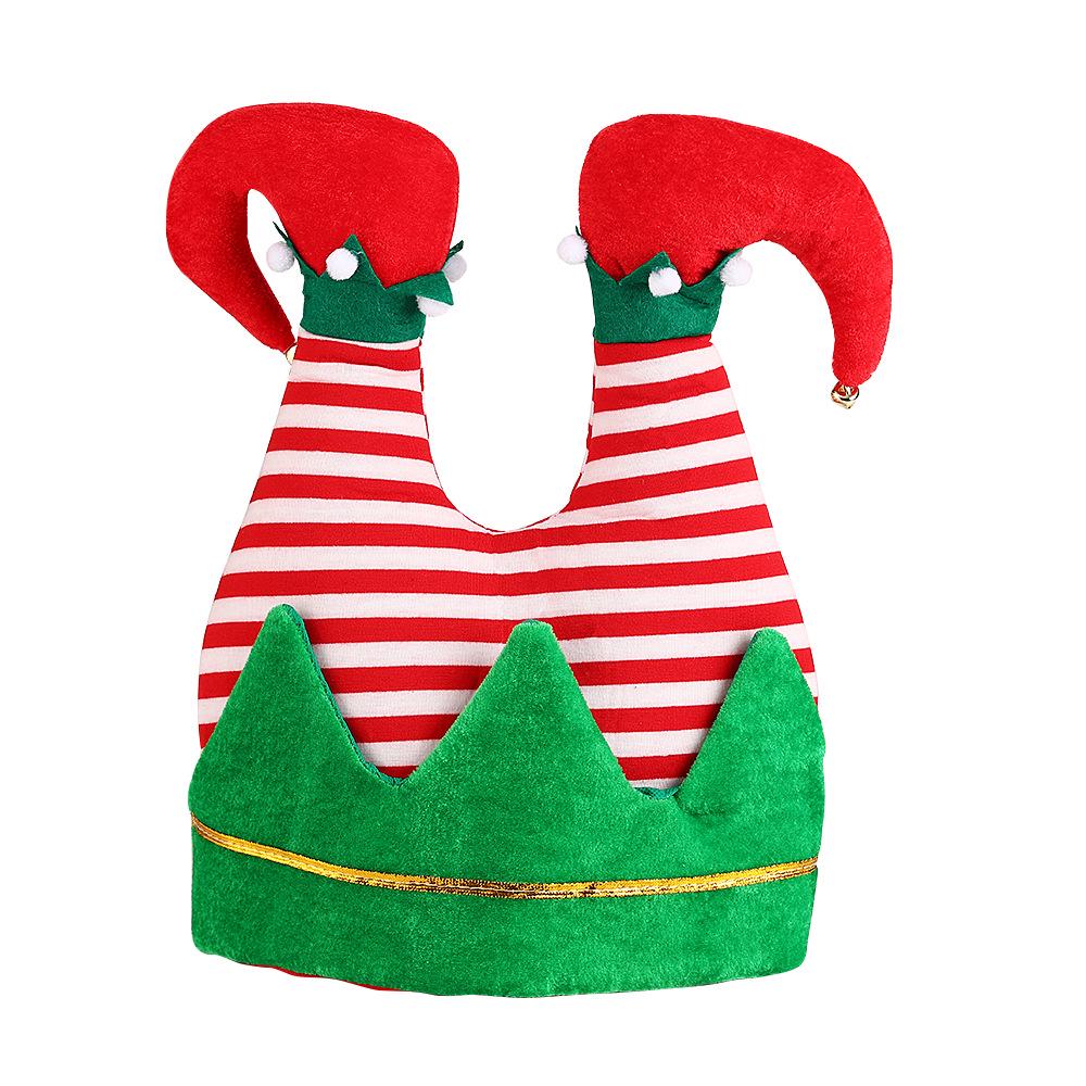 Festive Christmas Tree Decorations: Old Man, Elf, Clown, Snowman Hats & Gifts