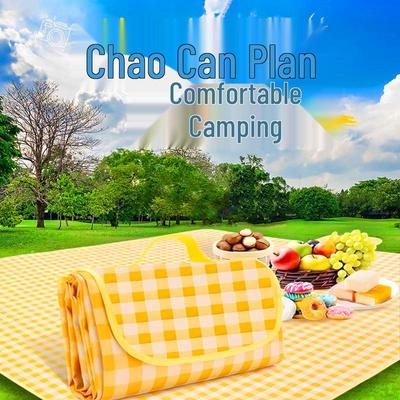 Waterproof Foldable Picnic Mat - Thick, Moisture-Proof for Outdoor Camping and Spring Outings On Grass
