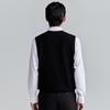 Baoxiniao Men's Pure Wool Business Casual V-Neck Vest
