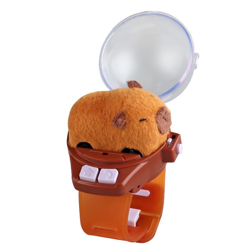 

Rabbit Capybara Remote Control Car Watch Toys with Light 2.4G Racing Car Wrist Toy for Kids RC Small Car Interactive Games Toys