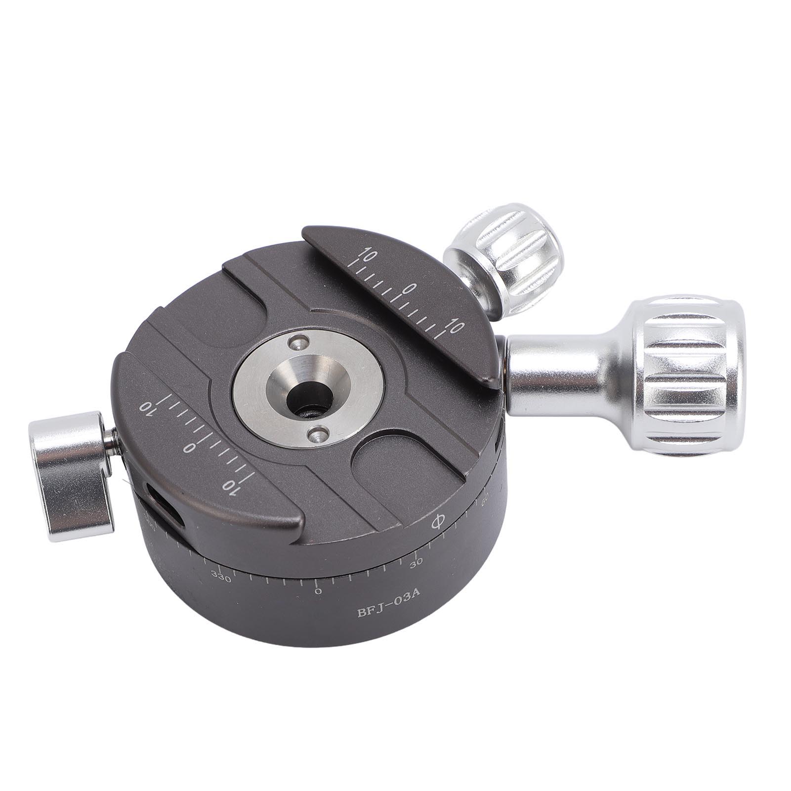 

Panoramic Clamp with Spirit Level Universal Aluminum Alloy 360 Degree Rotation Panoramic Shooting Clamp for Arca 3 8