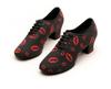 Dance of Glory Women's Medium Heel Latin Ballroom Shoes
