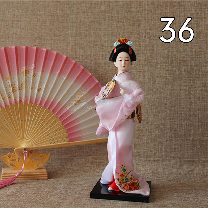 Krásné japonské figurky gejš Panenky s krásným kimonem Domácí dekorace na plochu Miniatury Kolekce ozdob z gejš Dárek