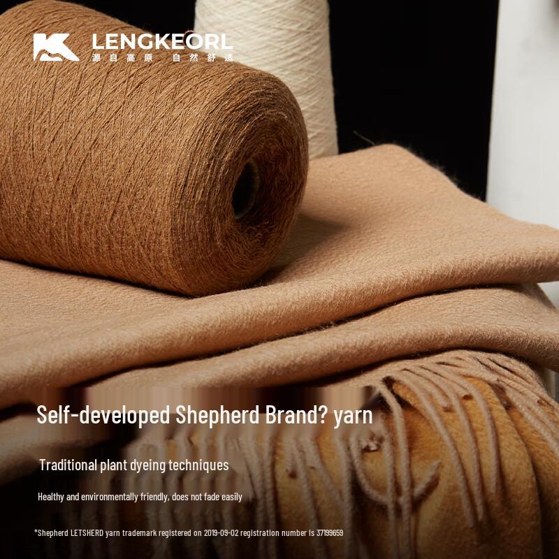 Lingke Women's Solid Cashmere Blend Scarf