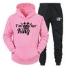 King & Queen Unisex Sweatshirt Set - Couple's Sportswear
