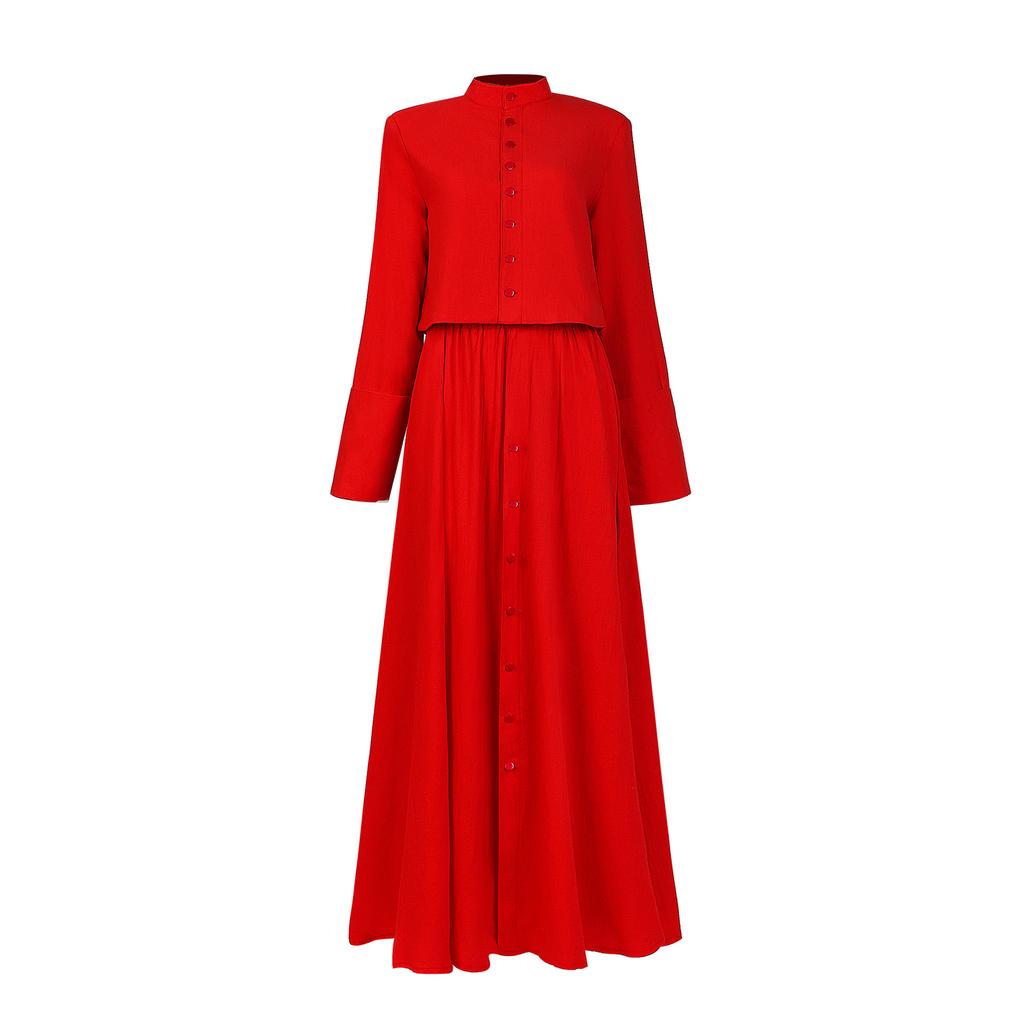 Cosplay priest suit cos suit red priest suit halloween women's stage suit cos suit