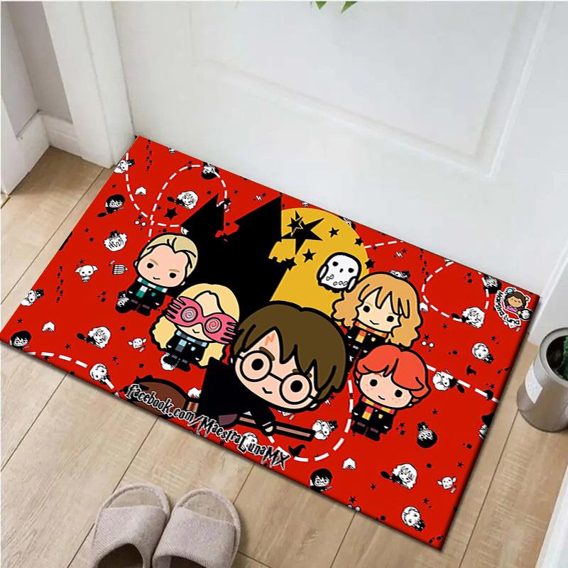 

1pc Office Carpet Chair Mats Harry Potter Chibi Artwork Perfect for Office Chairs, Living Rooms, Or Bedrooms,Polyester Carpet.HDT171 60cm by 90cm