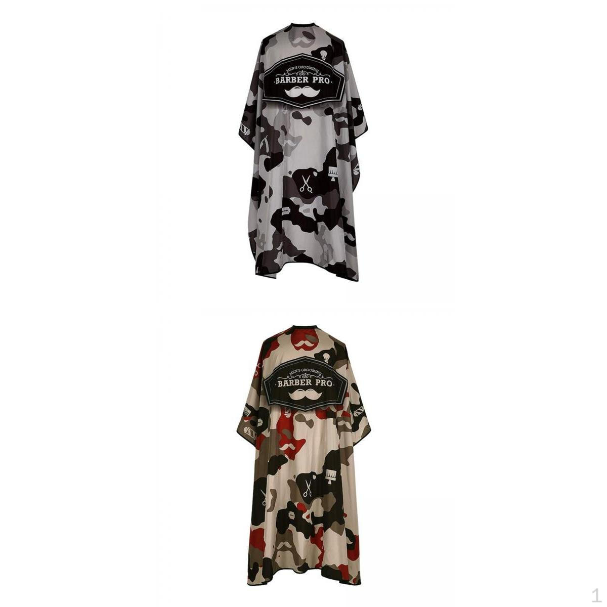 

2 шт. Профессиональный парикмахерский салон Накидка для стрижки волос Красный/Черный