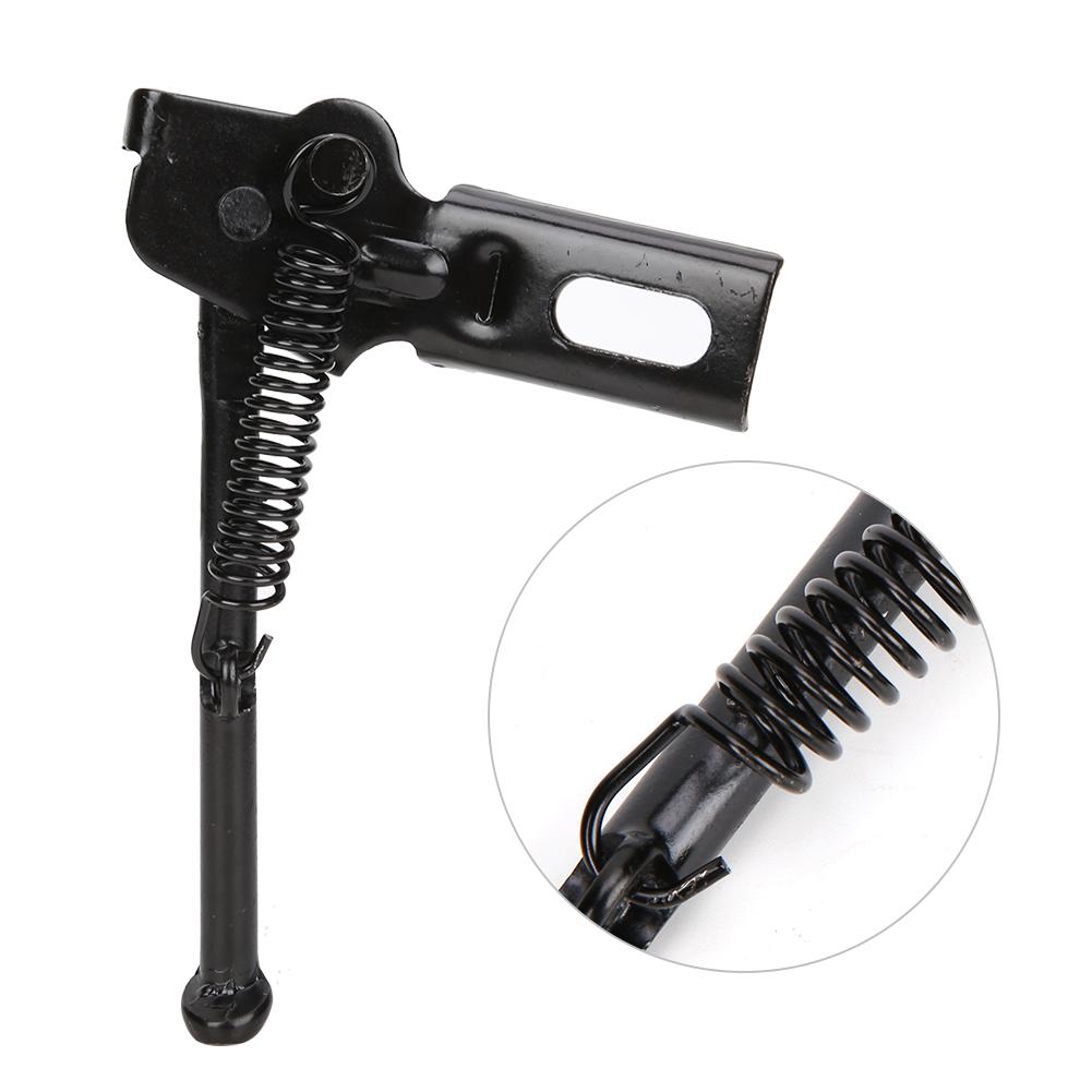 2PCS Black Carbon Steel Adjustable Side Kick Stand Kickstand Support Stand for Kids Bike Bicycle Replacement12 Inch