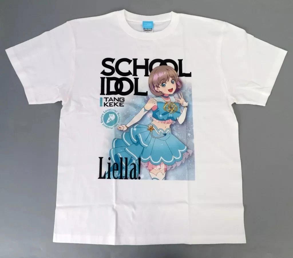 Cospa Love Live Series Keke Tang Full Color White T T-Shirt XL Official S