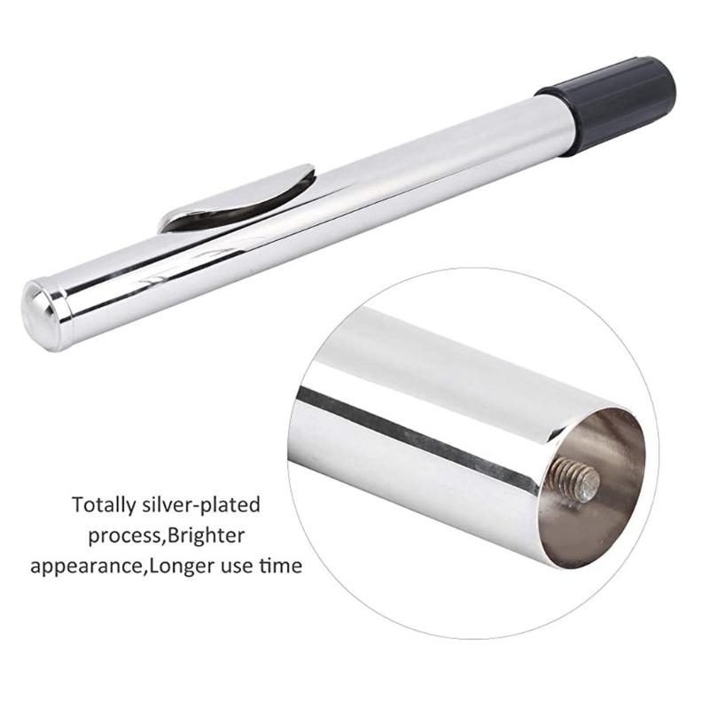23cm Silberne Flötenkopfstück Flötenmundstück Ersatz Professionelles Flötenkopfstück Geschenk für Jeden Flötisten