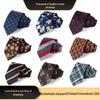 High-End Retro Fashion Men's Tie - Handmade, Business & Formal Styles