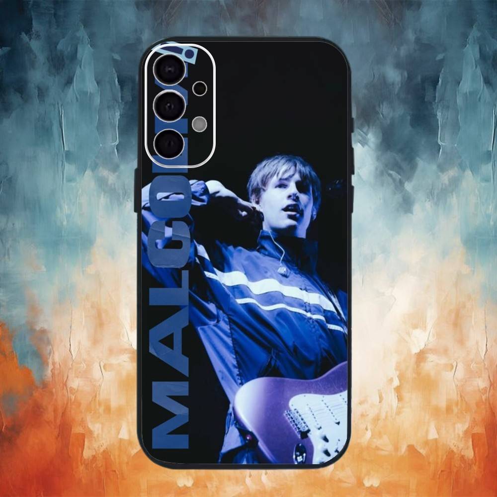 

Singer M-Malcolm Todd Phone Case For Samsung S26,25,24,23,22,30,21,10,9,Ultra,Plus,Lite Black Soft Case Samsung S24ULTRA