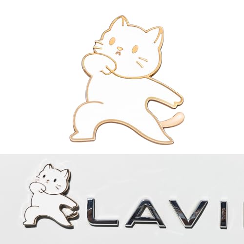 

MAZERO Наклейка Авто Эмблема Кошка Шарм Эмблема Кошки Наклейка на Авто Защита от Царапин 3D 3D Наклейка Металл Водонепроницаемая Декорация Автоаксессуары Cust