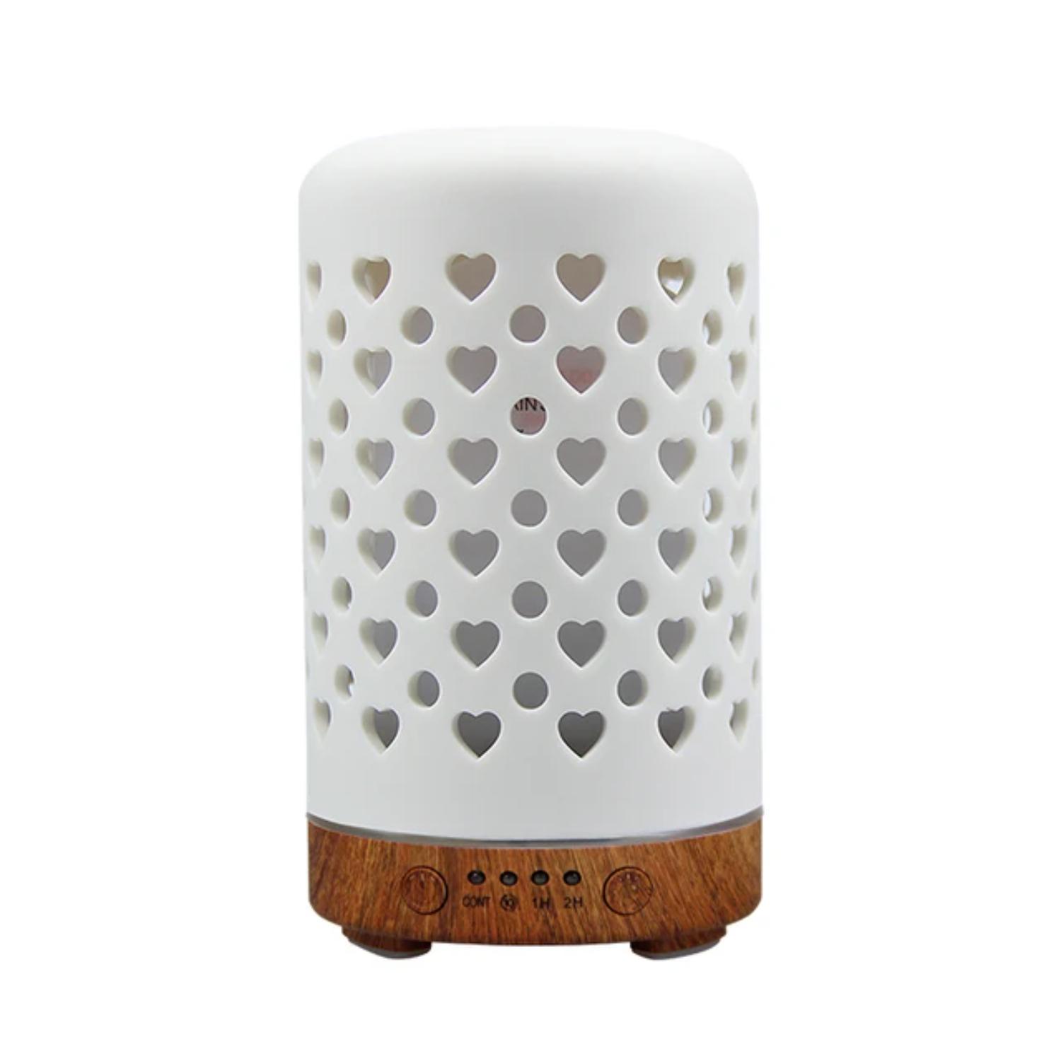 

Украсьте свое пространство этим потрясающим ультразвуковым декоративным увлажнителем воздуха с красивым дизайном в виде полого сердца и светодиодной подсветкой. CHINA&US