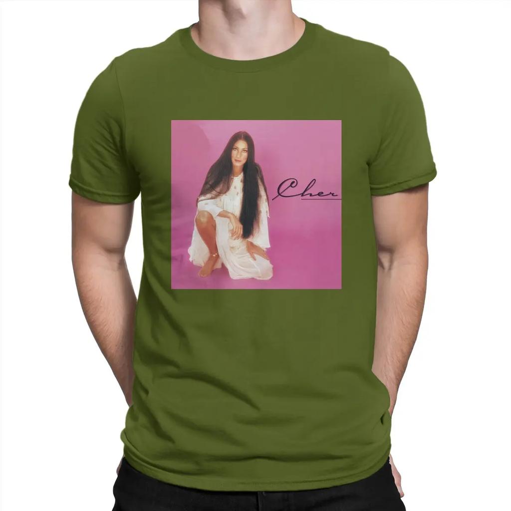 Gypsies Tramps Men's T Shirts C-Cher Singer Hipster Tees Short Sleeve O Neck T-Shirt 100% Cotton Printed Clothes