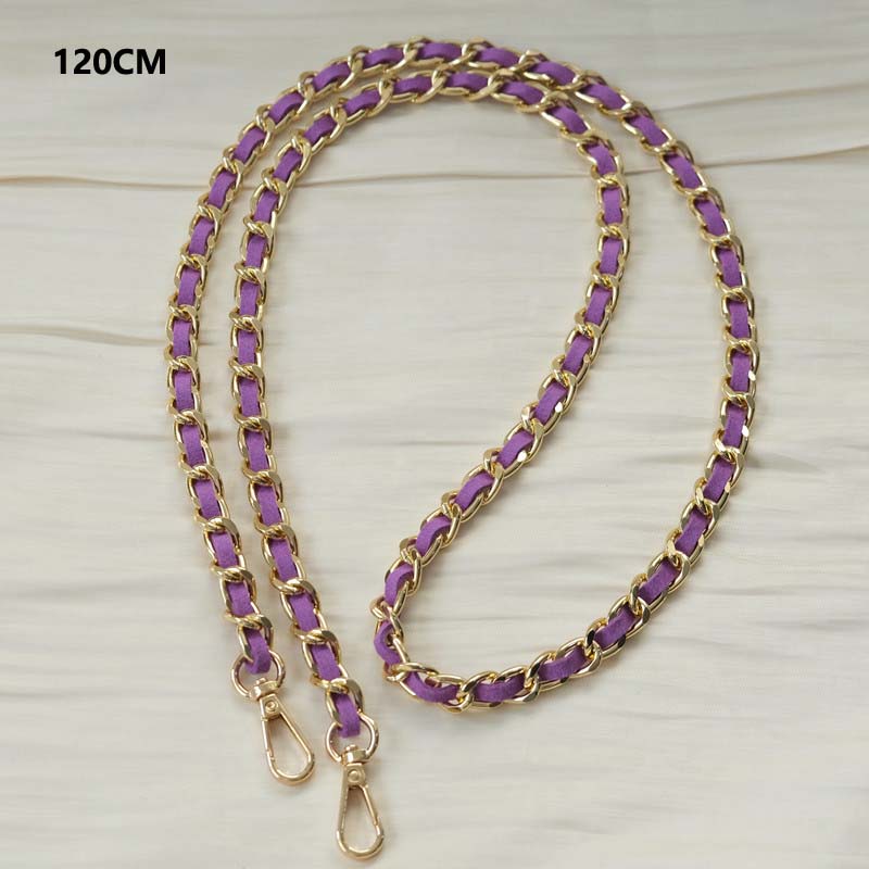 New Phone Accessory Long Cellphone Chain Anti Lost Universal Metal Leather Shoulder Neck Crossbody Phone Strap Case Holder Chain