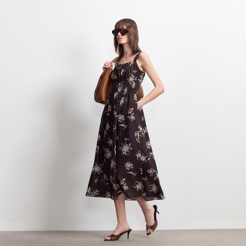 VEROMODA 2026 Summer Silk Blend Floral A-Line Dress