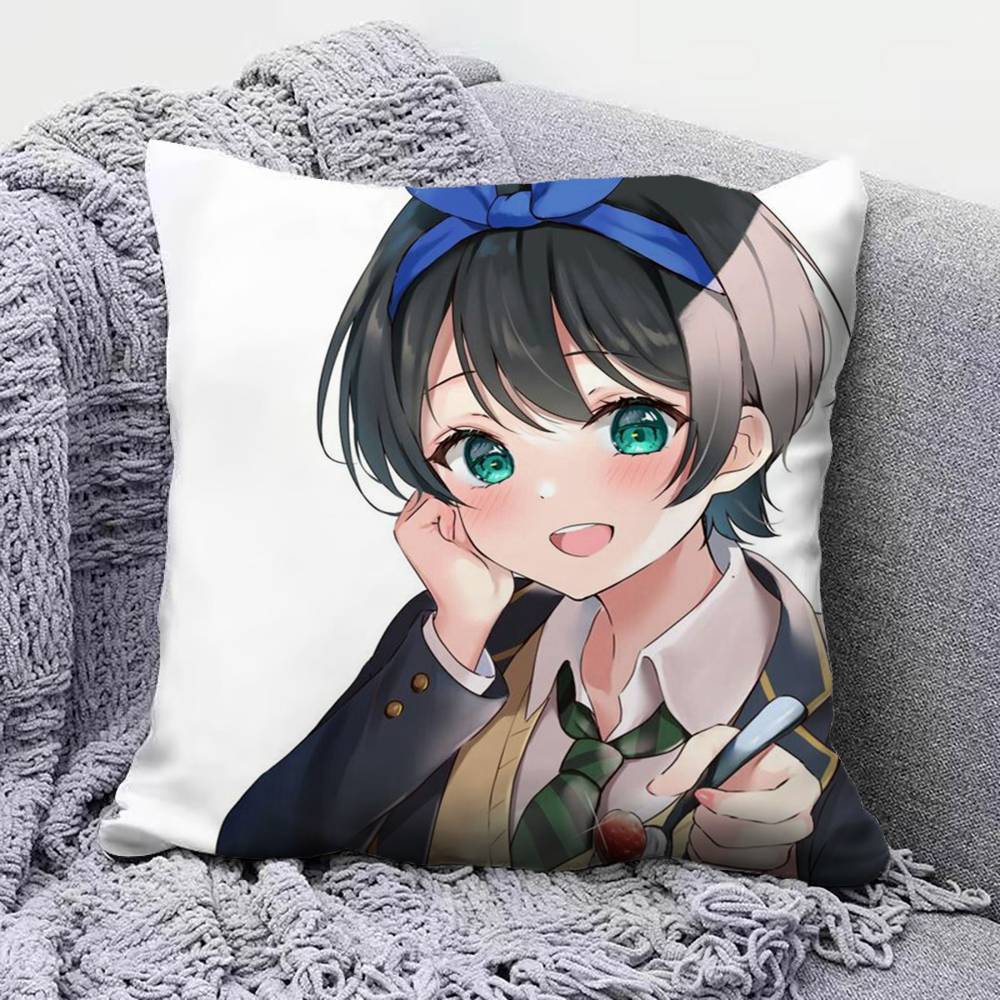 Kanojo Okarishimasu Sumi Sakurasawa  Home Sofa Cushion Covers and Aecorative Custom Pillow Covers 30X30cm
