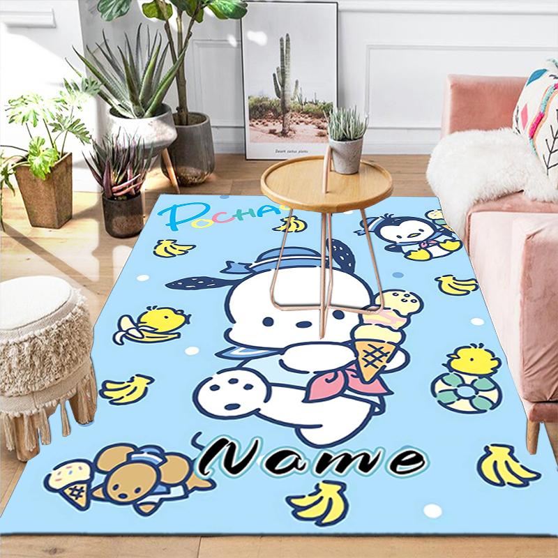Custom 1Pc Pochacco'S Sweet Adventure Rug Office Carpet Indoor Outdoor Entrance Doormat Nonslip Soft And Comfortable Living Room D491522