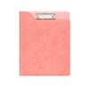 With Pen Holder PU Leather Writing Clip Metal Board Clip Document Organizer  Office