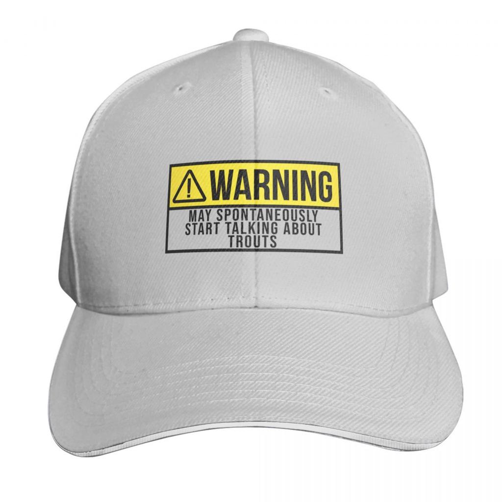 May Spontaneously Start Talking About Trouts Baseball Cap Fishing Caps Unisex Hip Hop Tea Hat Golf Unisex Womens