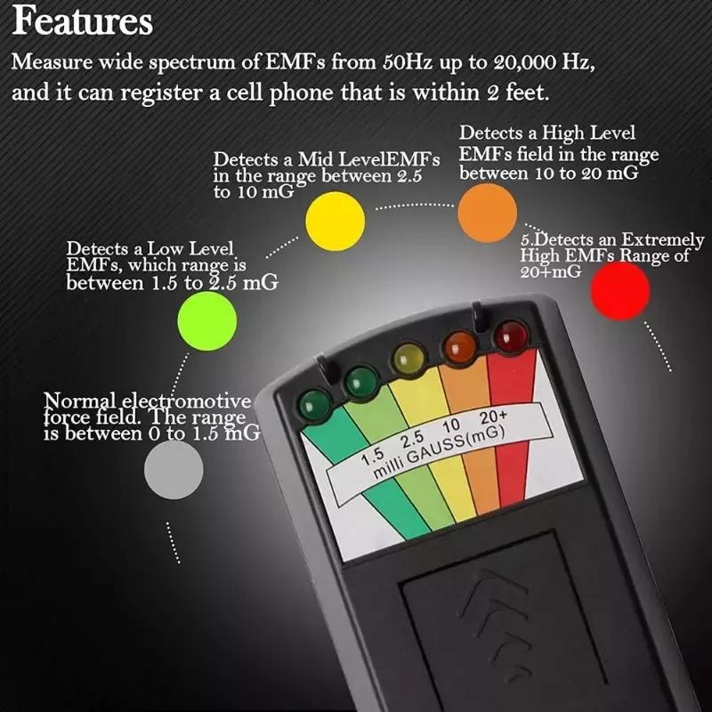 K2 Handheld LED EMF Meter Magnetic Field Ghost Hunting Detector Electromagnetic Paranormal Equipment Tester