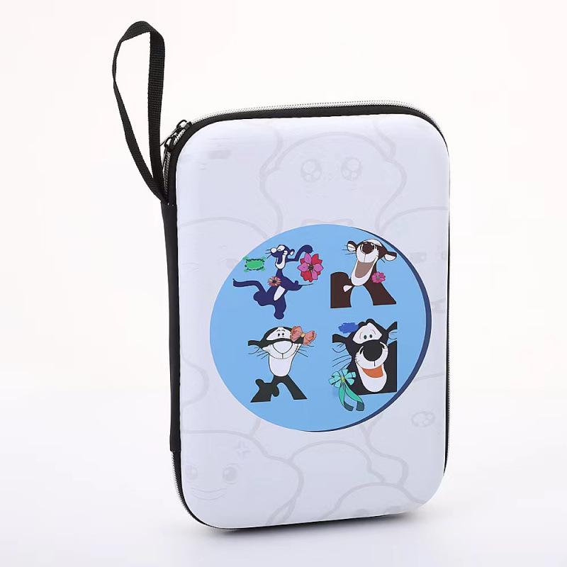 Durable Hard Shell Square Table Tennis Racket Bag - Portable Storage Solution