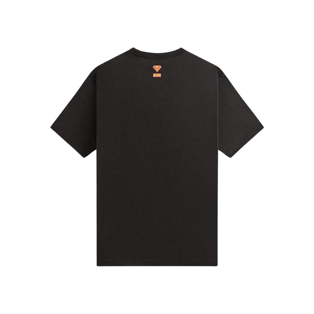 Kith x Superman Flight Vintage Tee Black Unisex Tops KHM033775-001