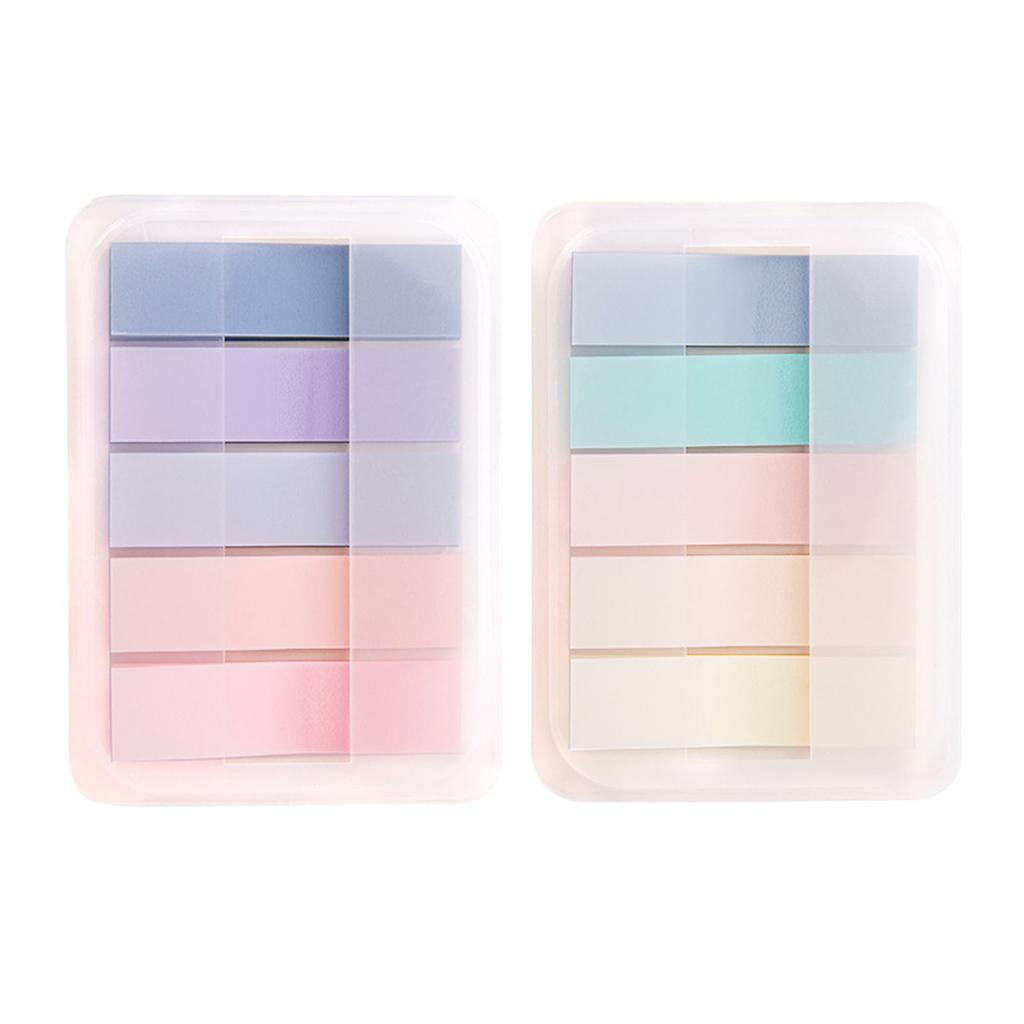 100 Sheets Page Makers 5 Colors Quick Labeling Firm Adhesion Pull Out Index Sticky Notes for Office