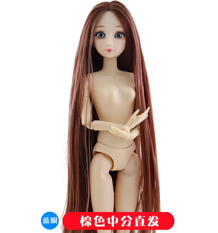 

30 см Модная кукла 1/6 BJD Куклы Тело Макияж 3D Глаза Длинный Парик Волосы Красивая Принцесса Девочка Куклы DIY Игрушка для Девочек