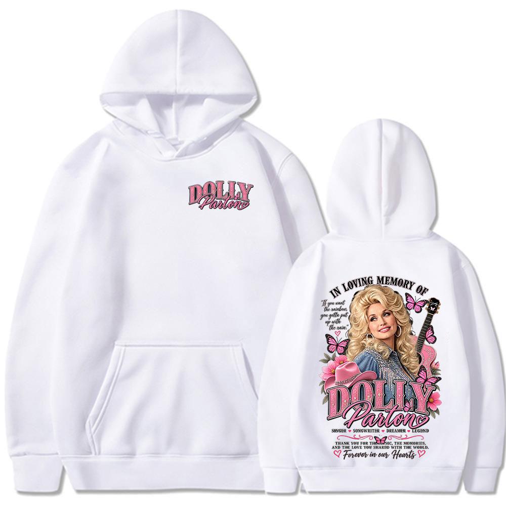 Tribute 1946- Legend Country Music Dolly Parton Hoodies Men Women Clothing Fashion Long Sleeve Hooded Sweatshirts Pullovers