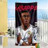 Asciugamano da Spiaggia Mbappe Morbido Resistente Asciugatura Rapida Confortevole Leggero Adatto per Nuoto, Palestra, Campeggio, Yoga Vacanza