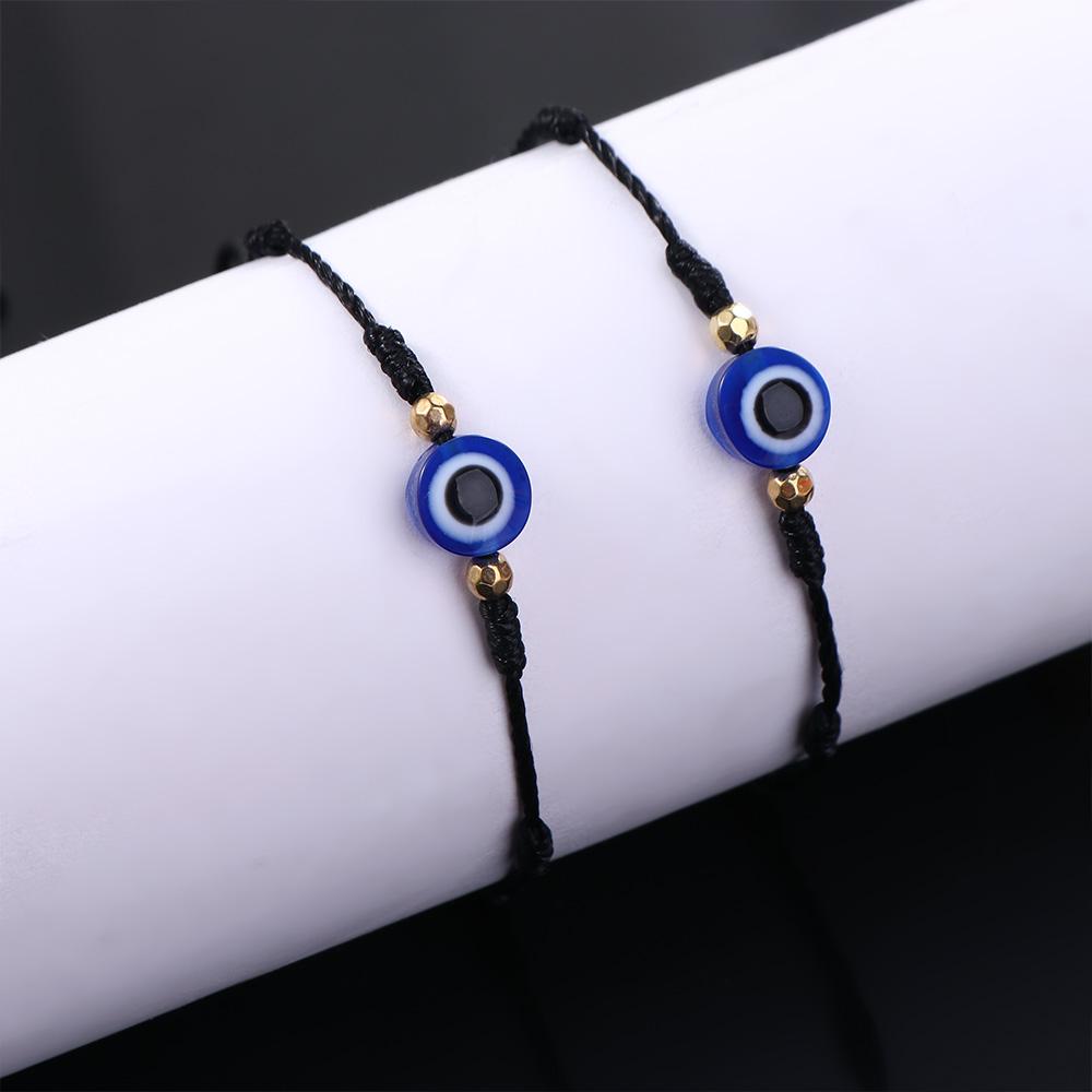 Valentine'Day Gifts Braided Hand Ropes Blue Eye Bracelets Couple Bracelets Hand-woven Bracelets