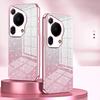 For Huawei Pura 70 Ultra Case Gradient Glitter Electroplating Soft TPU Phone Cover