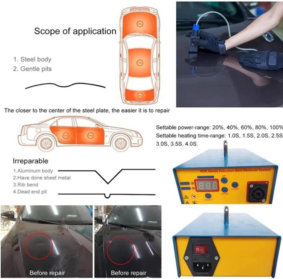 Dent Puller PDR-1000W Spot Welder Bodywork Spot Welder 220V Smart Repair
