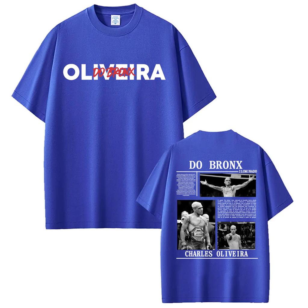 Limited Do Bronx Charles Oliveira Graphic T Shirt Unisex Women Harajuku Vintage Gothic T-shirts Casual Cotton Short Sleeve T Shirts