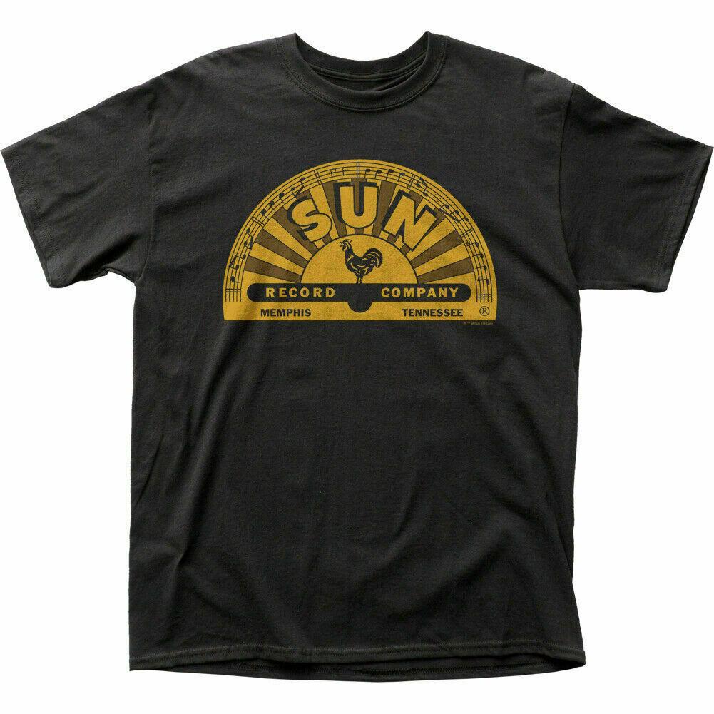 

26 Sun Records Memphis Logo T Shirt Mens Licensed Rock N Roll Music Retro Tee Black Unisex T-Shirt S разноцветный