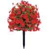Violet Eucalyptus Artificial Flower Ground Stake for Wedding and Outdoor Decoration